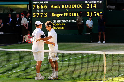 Federer Roddick